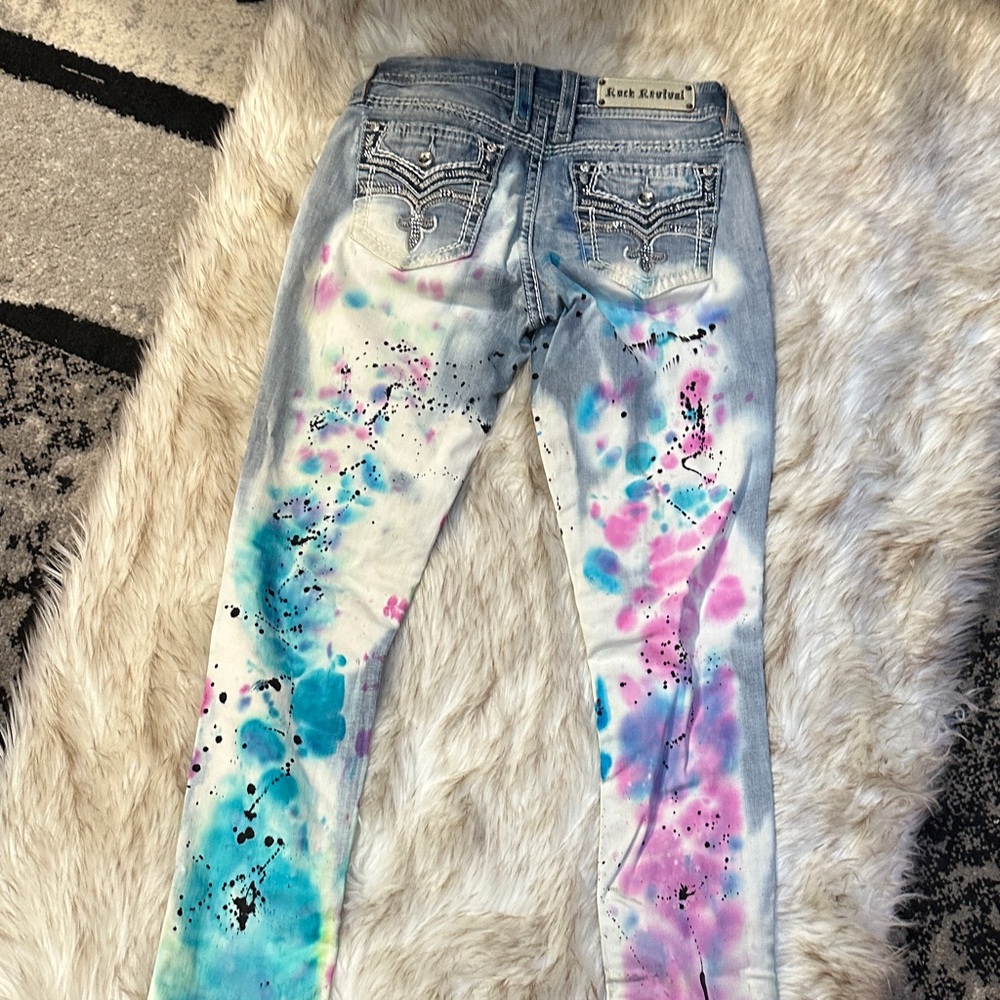 Rock Revival Multicolor Women's Straight Leg Jeans